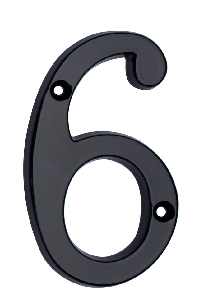 4" Classic House Number #6